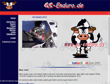 Tablet Screenshot of gs-enduro.de